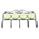 Green Round Ceramic Floral Tiles Hooks Online
